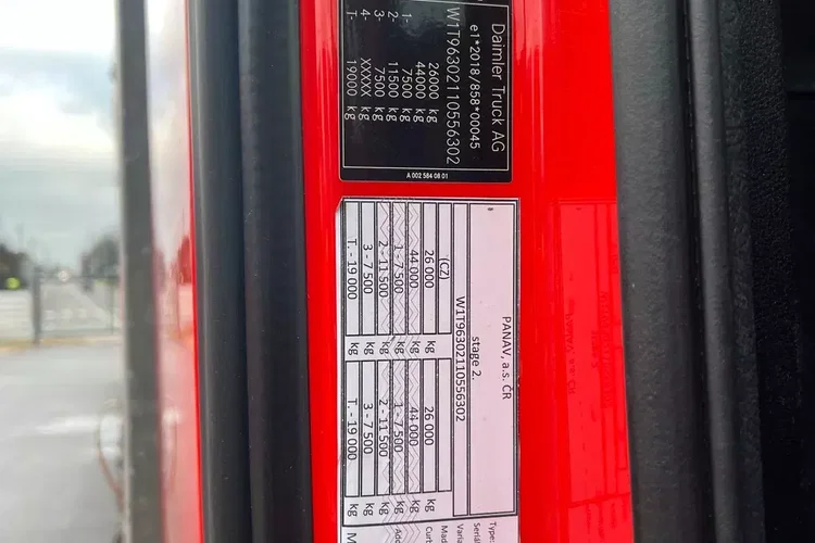 Mercedes ACTROS MP5 euro6 6x2 jumbo zestaw 120m 38palet zdjęcie 16