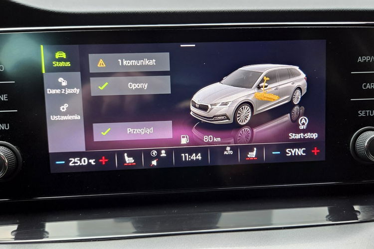 Skoda Octavia 2.0 TDI 150 KM, DSG Ambition, Salon PL, serwis ASO, F.VAT23, leasing zdjęcie 23