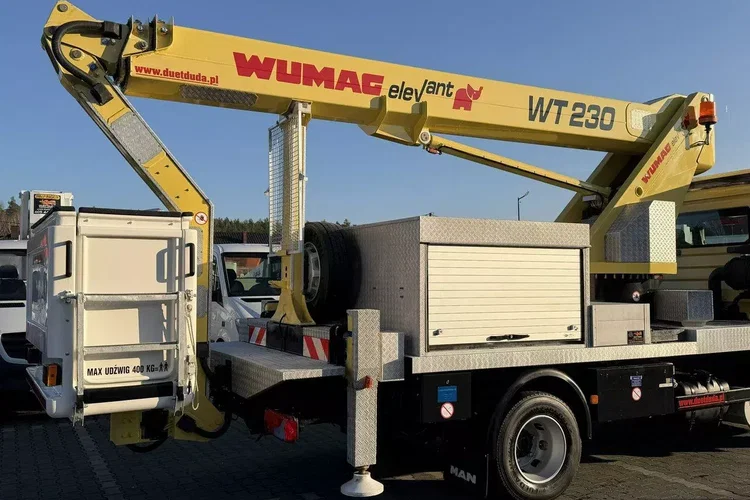 MAN TGL 8.210 Zwyżka WUMAG WT 230 23m w bok 18m podnośnik zdjęcie 34