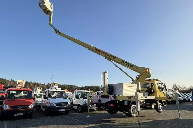 MAN TGL 8.210 Zwyżka WUMAG WT 230 23m w bok 18m podnośnik zdjęcie 41