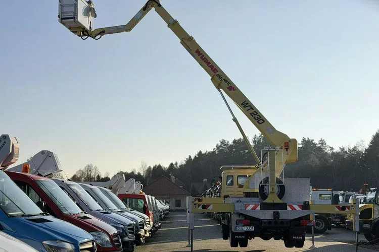 MAN TGL 8.210 Zwyżka WUMAG WT 230 23m w bok 18m podnośnik zdjęcie 45