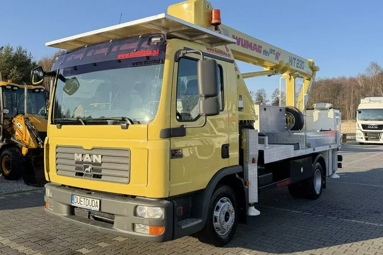 MAN TGL 8.210 Zwyżka WUMAG WT 230 23m w bok 18m podnośnik zdjęcie 27