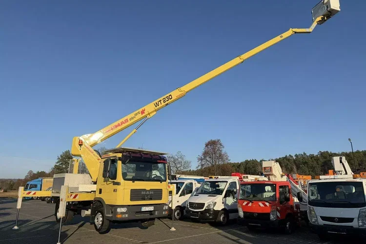 MAN TGL 8.210 Zwyżka WUMAG WT 230 23m w bok 18m podnośnik zdjęcie 28