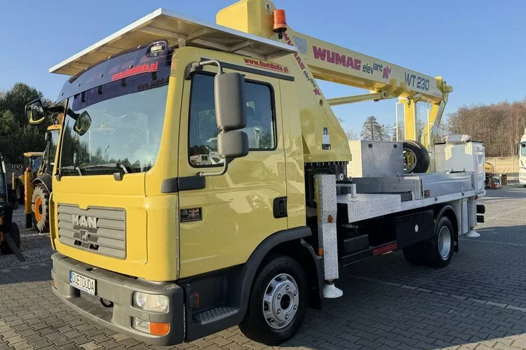 MAN TGL 8.210 Zwyżka WUMAG WT 230 23m w bok 18m podnośnik zdjęcie 30