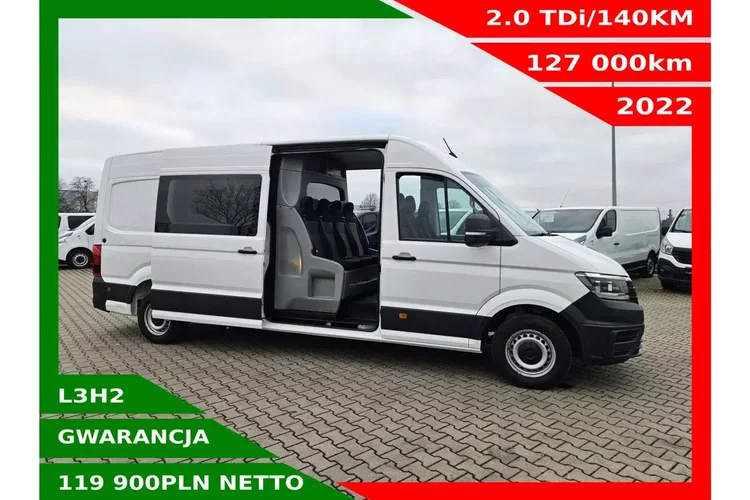 Volkswagen Crafter L3H2 119900zł NETTO Brygadówka 7 osób 2.0TDi/140KM zdjęcie 1