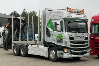 Scania Scania R650 bez EGR pełna opcja palfinger epsilon Z 2x wysów 2018/19 6x4