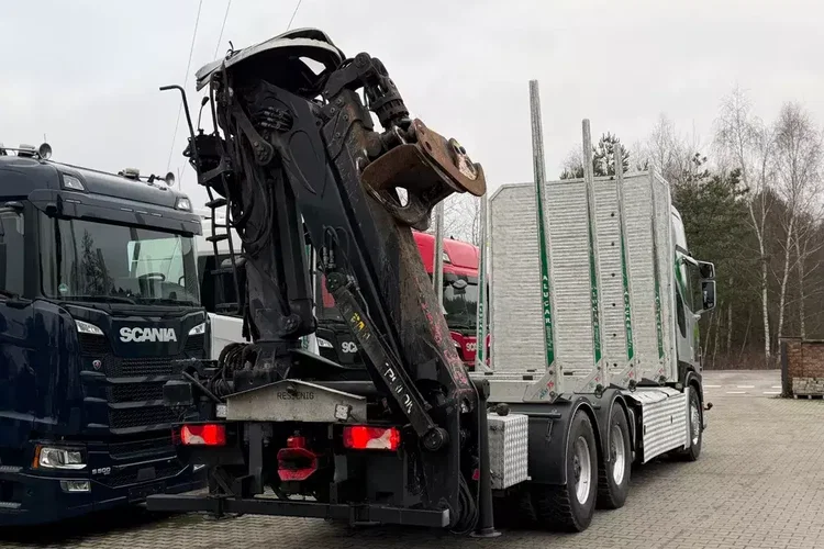 Scania R650 bez EGR pełna opcja palfinger epsilon Z 2x wysów 2018/19 6x4 zdjęcie 11
