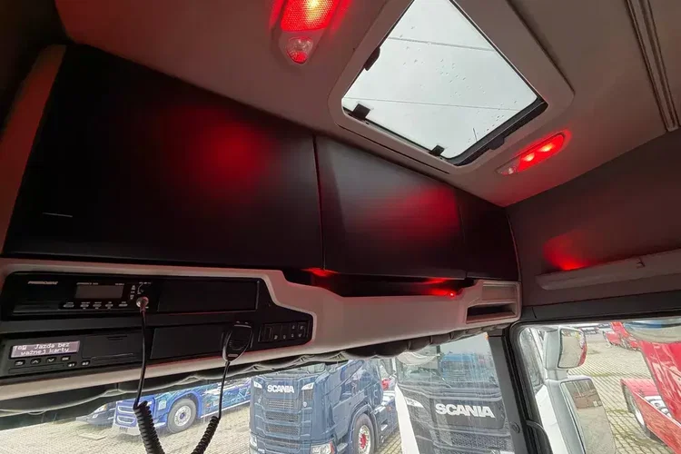 Scania R650 bez EGR pełna opcja palfinger epsilon Z 2x wysów 2018/19 6x4 zdjęcie 27
