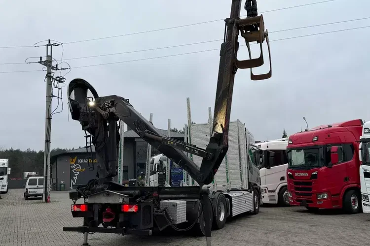Scania R650 bez EGR pełna opcja palfinger epsilon Z 2x wysów 2018/19 6x4 zdjęcie 37