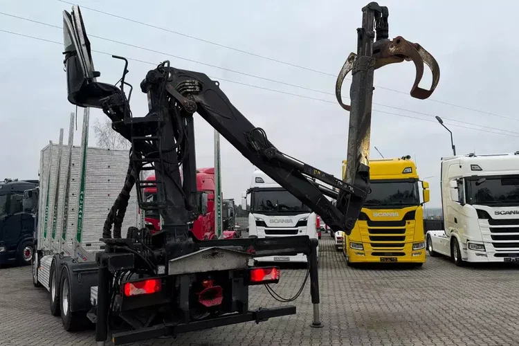 Scania R650 bez EGR pełna opcja palfinger epsilon Z 2x wysów 2018/19 6x4 zdjęcie 38