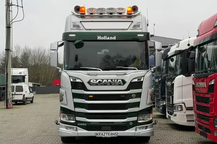 Scania R650 bez EGR pełna opcja palfinger epsilon Z 2x wysów 2018/19 6x4 zdjęcie 8