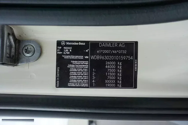 Mercedes ACTROS / 2540 / ACC / E 6 / ZESTAW PRZEJAZDOWY / CHŁODNIA + WINDA / 38 PALET zdjęcie 11