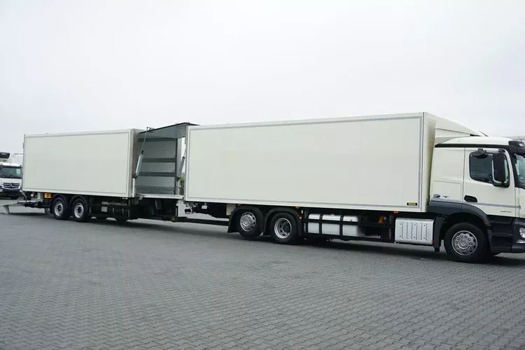 Mercedes ACTROS / 2540 / ACC / E 6 / ZESTAW PRZEJAZDOWY / CHŁODNIA + WINDA / 38 PALET zdjęcie 21