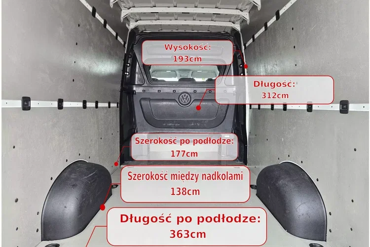 Volkswagen Crafter L3H2 109900zł NETTO Brygadówka 6 osób 2.0TDi/140KM zdjęcie 17