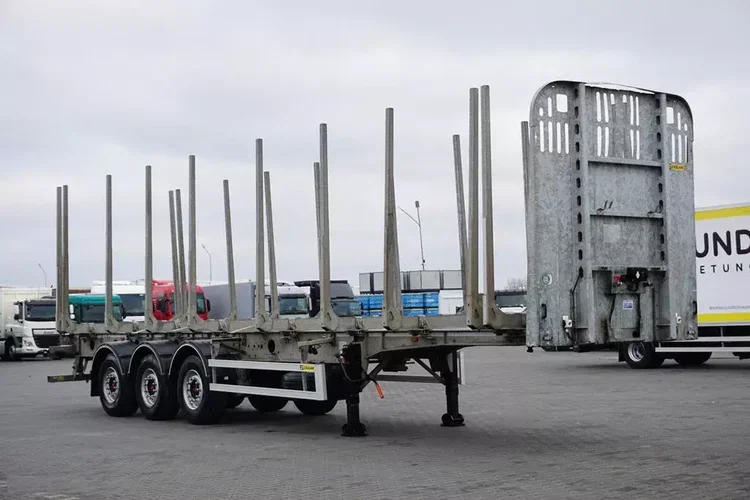 ZASŁAW / KŁONICOWA / DO DREWNA / WAGA 6 400 KG / OŚ PODNOSZONA zdjęcie 1