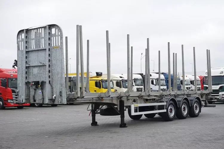 ZASŁAW / KŁONICOWA / DO DREWNA / WAGA 6 400 KG / OŚ PODNOSZONA zdjęcie 2