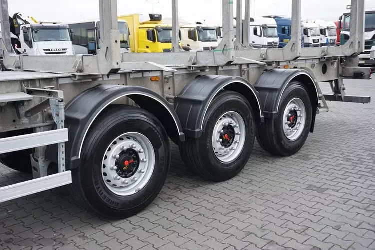 ZASŁAW / KŁONICOWA / DO DREWNA / WAGA 6 400 KG / OŚ PODNOSZONA zdjęcie 8