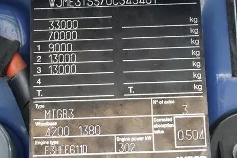 Iveco TRAKKER / 380T41 / E 6 / WYWROTKA + HDS / 6 X 4 / ROTATOR zdjęcie 11