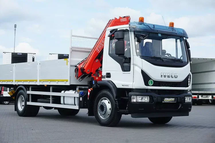 Iveco EUROCARGO / 160-21 / SKRZYNIOWY + HDS / FASSI F110 / ROTATOR / PILOT zdjęcie 31