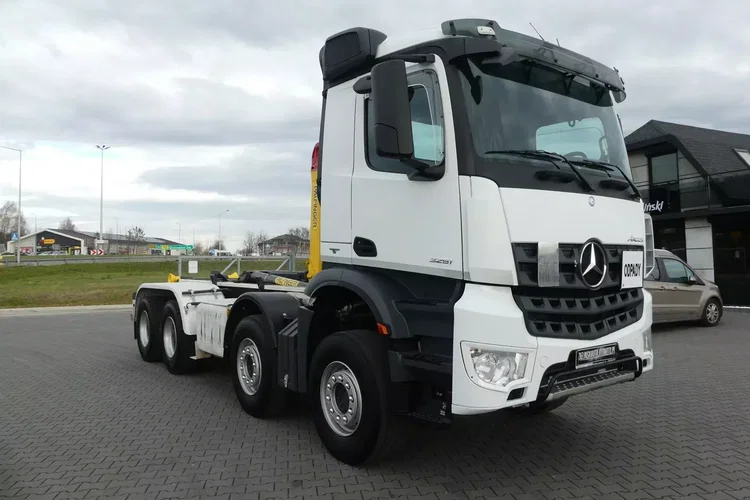 Mercedes AROCS 3251 8x4 / HAKOWIEC PALFINGER / EURO 6 / MANUAL / zdjęcie 13