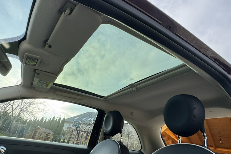 Fiat 500 1.25 Benz. 70KM z Niemiec, Panorama, Tempomat - Model Liftowy 2017r. zdjęcie 10
