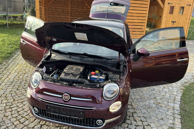 Fiat 500 1.25 Benz. 70KM z Niemiec, Panorama, Tempomat - Model Liftowy 2017r. zdjęcie 7