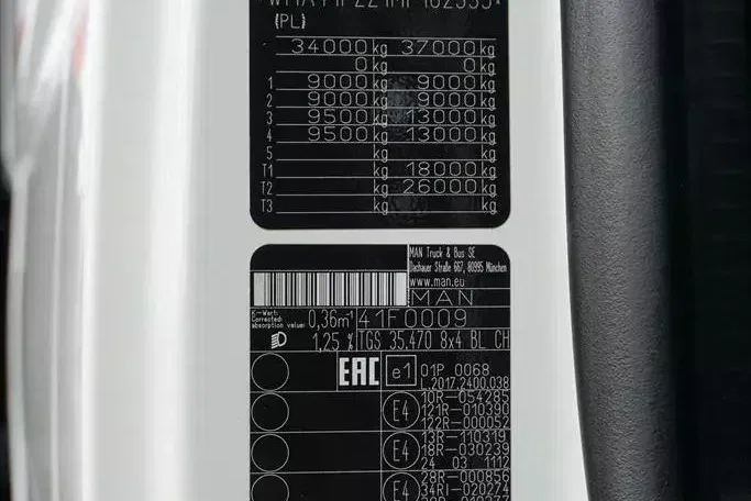 MAN TGS / 35.470 / E 6 / SKRZYNIOWY + HDS / FASSI F 545 / ŁAD. 13 105 KG / PILOT zdjęcie 12