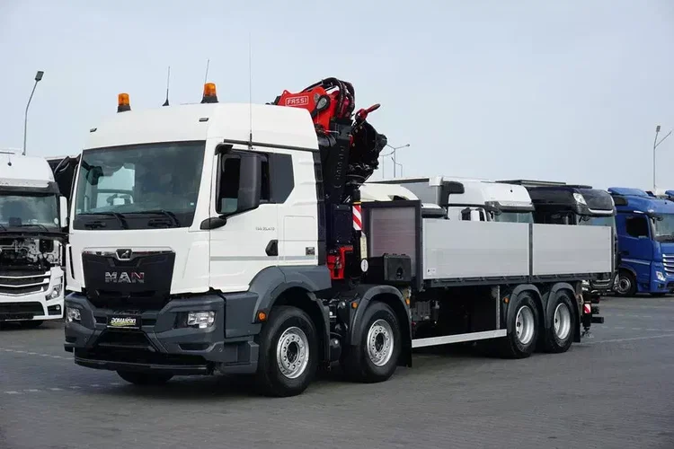 MAN TGS / 35.470 / E 6 / SKRZYNIOWY + HDS / FASSI F 545 / ŁAD. 13 105 KG / PILOT zdjęcie 3