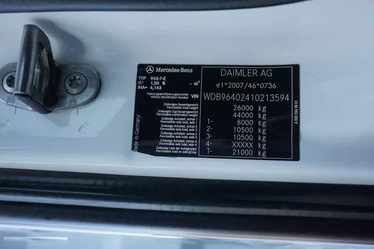 Mercedes AROCS / 2643 / 6 X 4 / SKRZYNIOWY + HDS / HIAB 228 E – 4 / WYS. 13 M zdjęcie 11