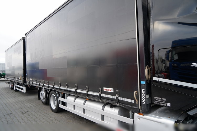 DAF XG 480 / ZESTAW TANDEM / 120 M3 / PRZEJAZDOWY / OŚ PODNOSZONA / KLIMA POSTOJOWA /  WECON  / SAF / 2023 R zdjęcie 20