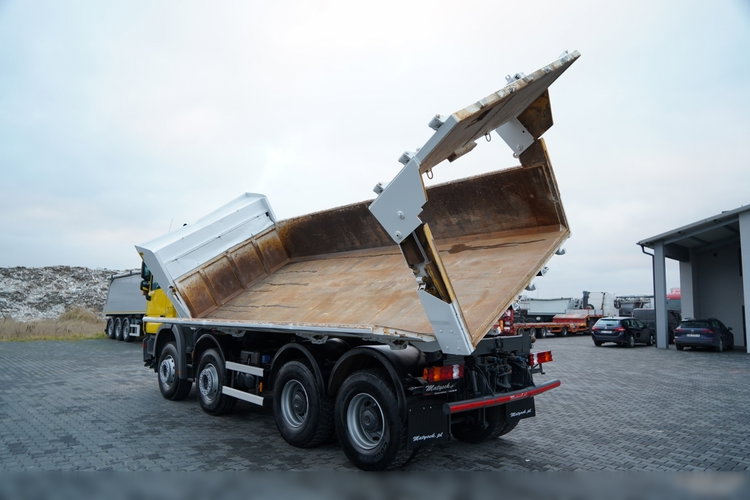 Mercedes ACTROS 4141 / 8x4 / BDF WYMIENNA ZABUDOWA / WYWROTKA  DWUSTRONNA / HYDROBURTA / HYDROKLAPA / EPS + SPRZĘGŁO / CZOŁOWNICA zdjęcie 14