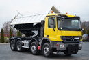 Mercedes ACTROS 4141 / 8x4 / BDF WYMIENNA ZABUDOWA / WYWROTKA  DWUSTRONNA / HYDROBURTA / HYDROKLAPA / EPS + SPRZĘGŁO / CZOŁOWNICA zdjęcie 16