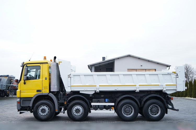 Mercedes ACTROS 4141 / 8x4 / BDF WYMIENNA ZABUDOWA / WYWROTKA  DWUSTRONNA / HYDROBURTA / HYDROKLAPA / EPS + SPRZĘGŁO / CZOŁOWNICA zdjęcie 19