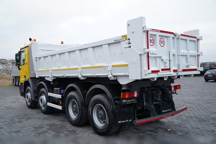 Mercedes ACTROS 4141 / 8x4 / BDF WYMIENNA ZABUDOWA / WYWROTKA  DWUSTRONNA / HYDROBURTA / HYDROKLAPA / EPS + SPRZĘGŁO / CZOŁOWNICA zdjęcie 20