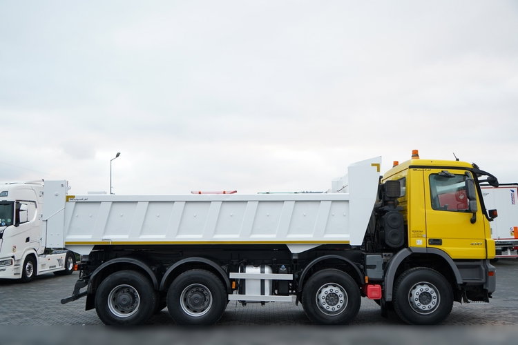 Mercedes ACTROS 4141 / 8x4 / BDF WYMIENNA ZABUDOWA / WYWROTKA  DWUSTRONNA / HYDROBURTA / HYDROKLAPA / EPS + SPRZĘGŁO / CZOŁOWNICA zdjęcie 22