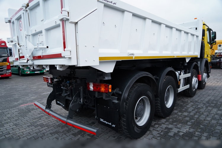 Mercedes ACTROS 4141 / 8x4 / BDF WYMIENNA ZABUDOWA / WYWROTKA  DWUSTRONNA / HYDROBURTA / HYDROKLAPA / EPS + SPRZĘGŁO / CZOŁOWNICA zdjęcie 31