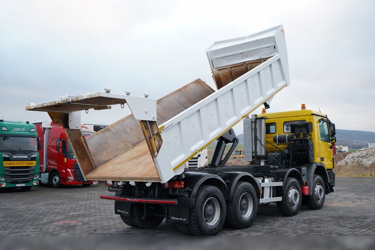 Mercedes ACTROS 4141 / 8x4 / BDF WYMIENNA ZABUDOWA / WYWROTKA  DWUSTRONNA / HYDROBURTA / HYDROKLAPA / EPS + SPRZĘGŁO / CZOŁOWNICA zdjęcie 5