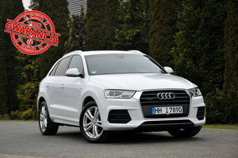 Audi Q3 2.0TDI(150KM) S-Line Lift Xenon Led Navi Skóry BLS Automat Alu17"ASO