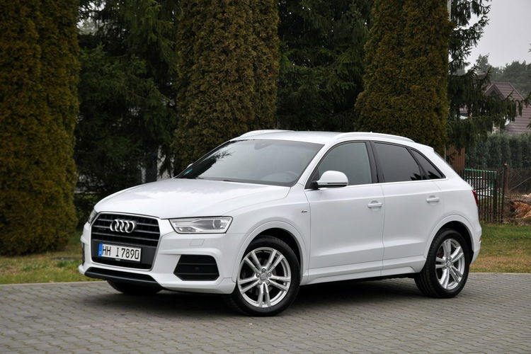 Audi Q3 2.0TDI(150KM) S-Line Lift Xenon Led Navi Skóry BLS Automat Alu17"ASO zdjęcie 10