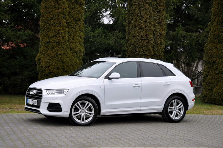 Audi Q3 2.0TDI(150KM) S-Line Lift Xenon Led Navi Skóry BLS Automat Alu17"ASO zdjęcie 11