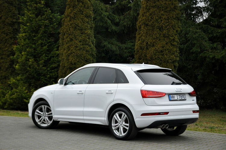Audi Q3 2.0TDI(150KM) S-Line Lift Xenon Led Navi Skóry BLS Automat Alu17"ASO zdjęcie 13