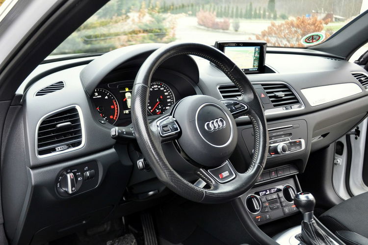 Audi Q3 2.0TDI(150KM) S-Line Lift Xenon Led Navi Skóry BLS Automat Alu17"ASO zdjęcie 22