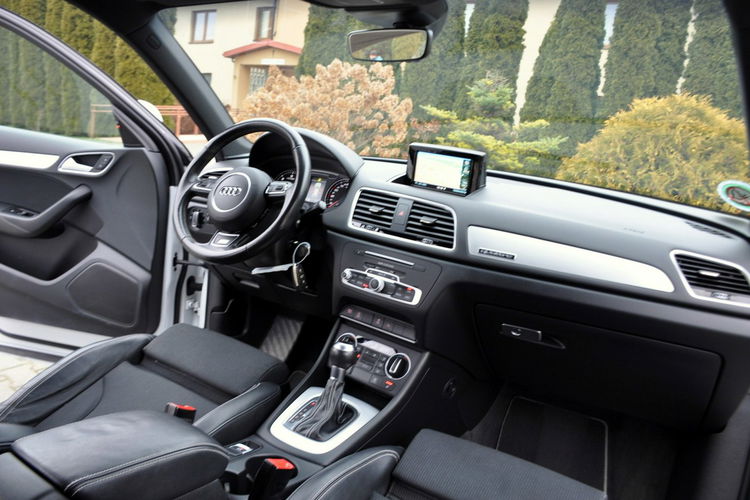 Audi Q3 2.0TDI(150KM) S-Line Lift Xenon Led Navi Skóry BLS Automat Alu17"ASO zdjęcie 25