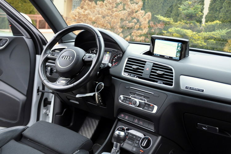 Audi Q3 2.0TDI(150KM) S-Line Lift Xenon Led Navi Skóry BLS Automat Alu17"ASO zdjęcie 26