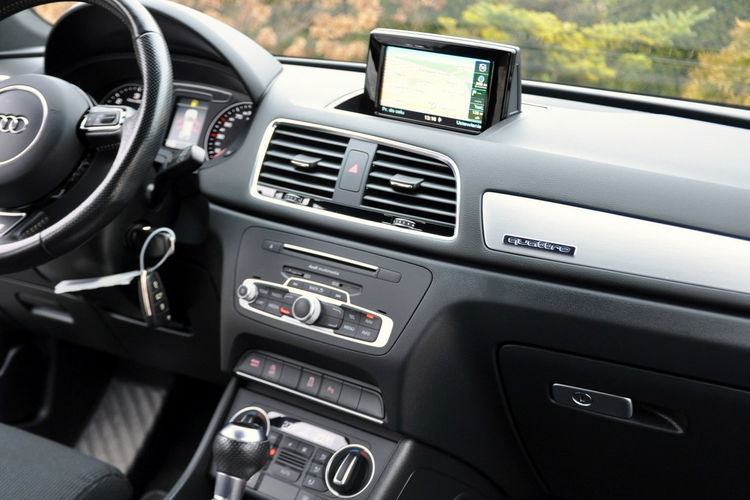 Audi Q3 2.0TDI(150KM) S-Line Lift Xenon Led Navi Skóry BLS Automat Alu17"ASO zdjęcie 27