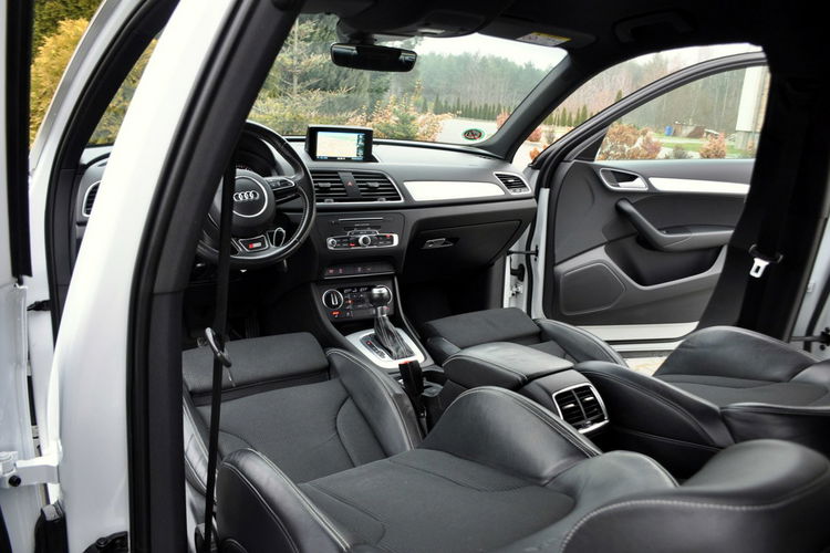 Audi Q3 2.0TDI(150KM) S-Line Lift Xenon Led Navi Skóry BLS Automat Alu17"ASO zdjęcie 28