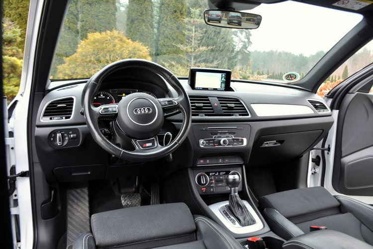 Audi Q3 2.0TDI(150KM) S-Line Lift Xenon Led Navi Skóry BLS Automat Alu17"ASO zdjęcie 29