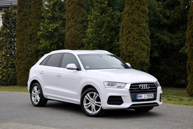Audi Q3 2.0TDI(150KM) S-Line Lift Xenon Led Navi Skóry BLS Automat Alu17"ASO zdjęcie 3