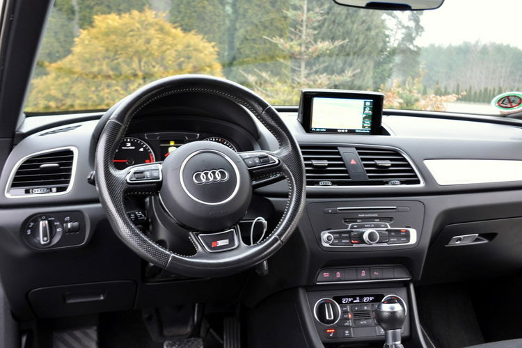 Audi Q3 2.0TDI(150KM) S-Line Lift Xenon Led Navi Skóry BLS Automat Alu17"ASO zdjęcie 30
