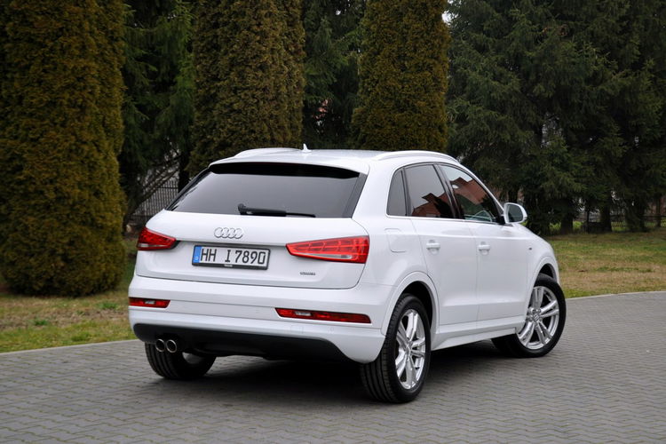 Audi Q3 2.0TDI(150KM) S-Line Lift Xenon Led Navi Skóry BLS Automat Alu17"ASO zdjęcie 6